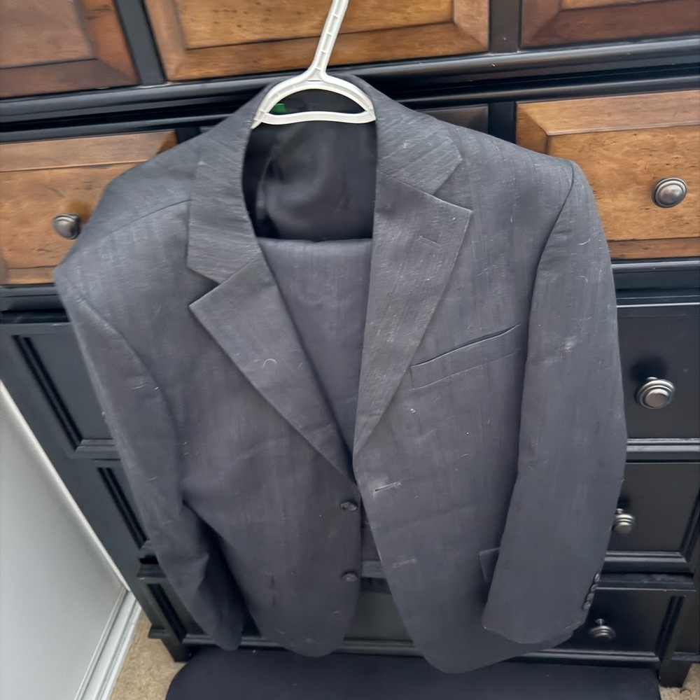 United Colors Of Benetton Charcoal Men's Blazer